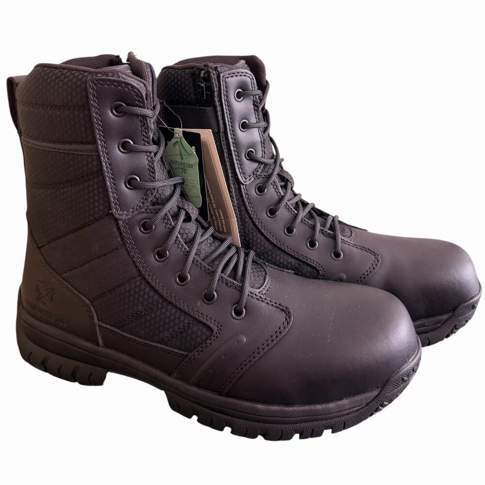 Tactical Performance Hawk 8 Boots Mens Size 10.5 Leather Upper Composite Toe NIB